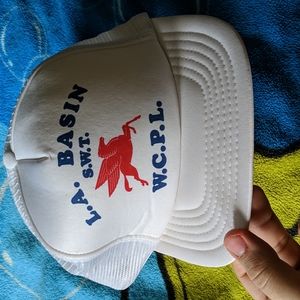 L.A. BASIN trucker hat